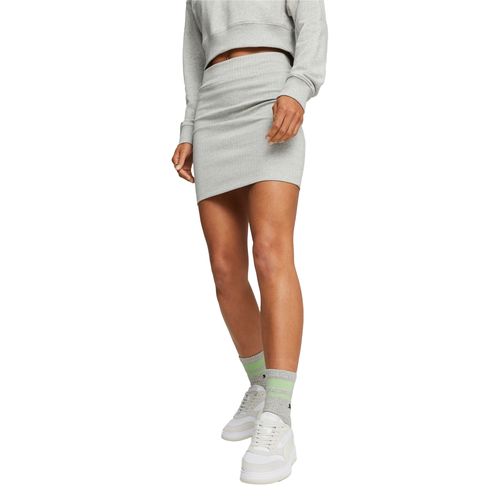 Pollera Mujer Puma Classics Ribbed