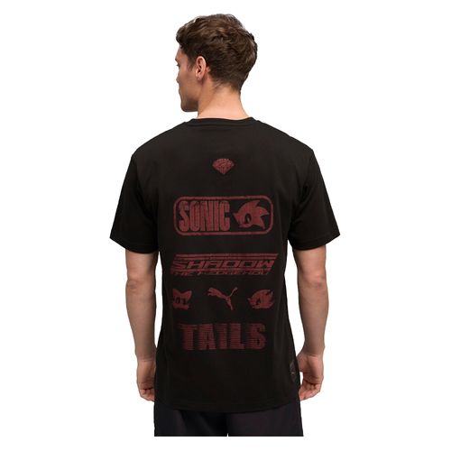 Remera Hombre Puma X Sonic Relaxed Graphic