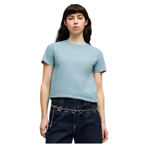 Remera Mujer Puma Ess Elevated Comfort Logo