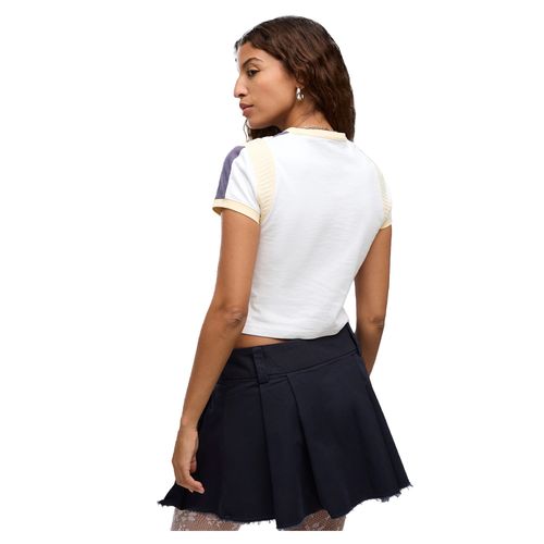 Remera Mujer Puma Graphic Ringer Baby