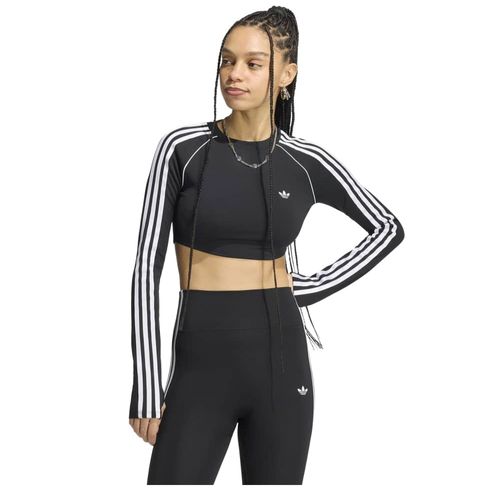Remera Manga Larga Mujer adidas 3 Stripes Ess
