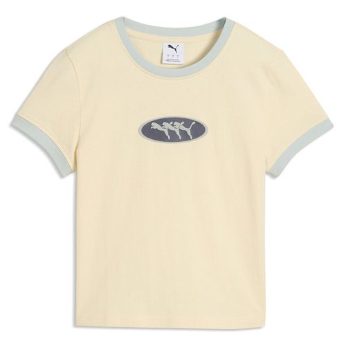 Remera Mujer Puma Archive Slim Graphic